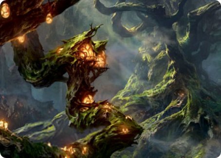 Forest Art Card [Strixhaven: School of Mages Art Series] MTG Single Magic: The Gathering    | Red Claw Gaming