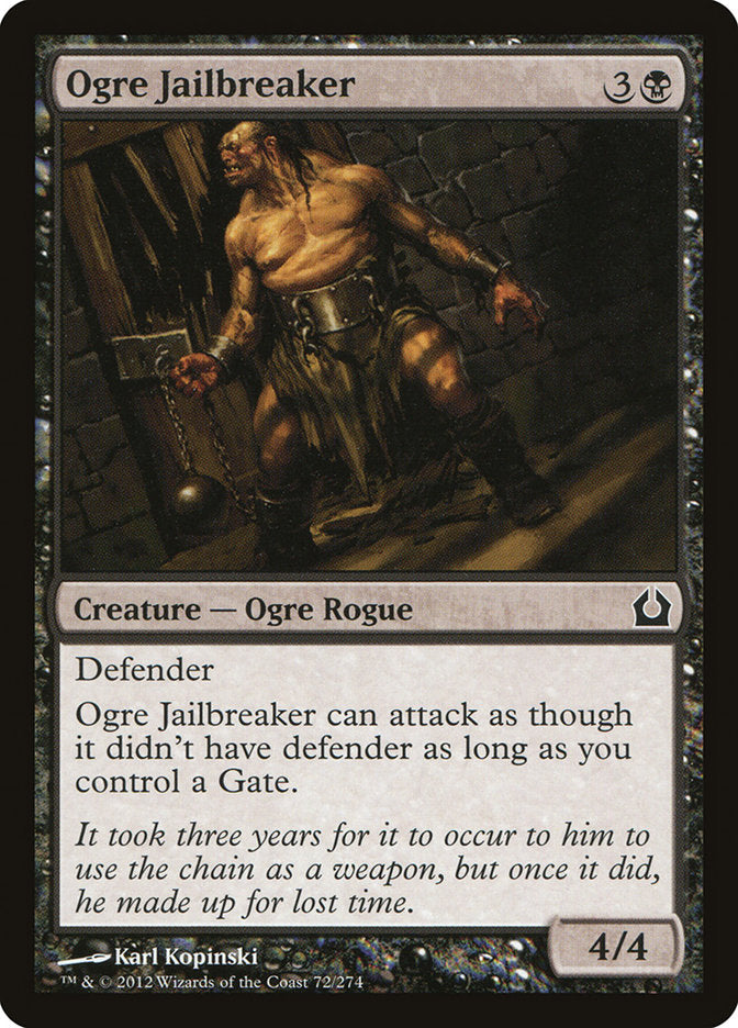 Ogre Jailbreaker [Return to Ravnica] MTG Single Magic: The Gathering    | Red Claw Gaming