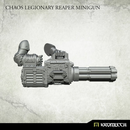 Chaos Legionary Reaper Minigun (4) Minatures Kromlech    | Red Claw Gaming
