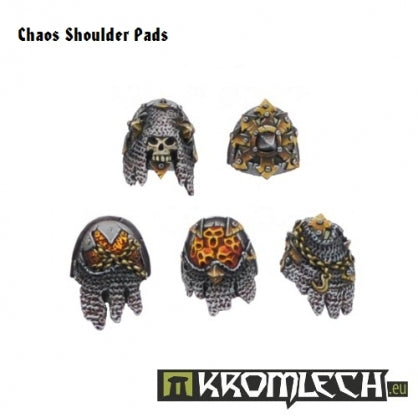 Chaos Shoulder Pads (10) Minatures Kromlech    | Red Claw Gaming