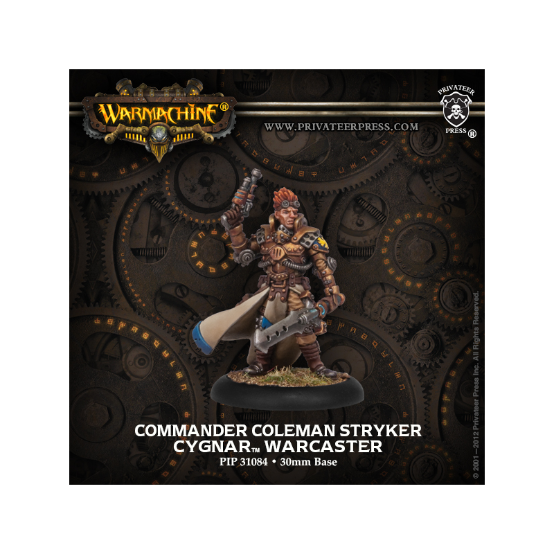 Cygnar Commander Coleman Stryker Miniatures Clearance    | Red Claw Gaming
