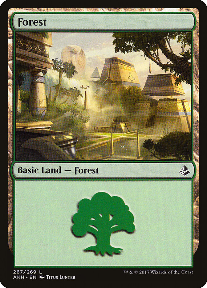 Forest (267) [Amonkhet] MTG Single Magic: The Gathering    | Red Claw Gaming