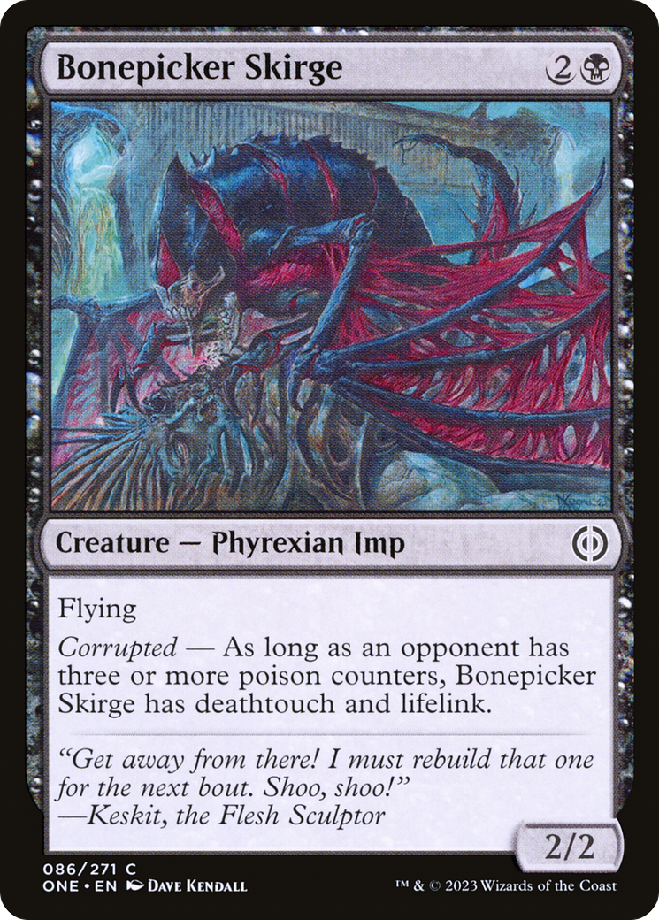 Bonepicker Skirge [Phyrexia: All Will Be One] MTG Single Magic: The Gathering    | Red Claw Gaming