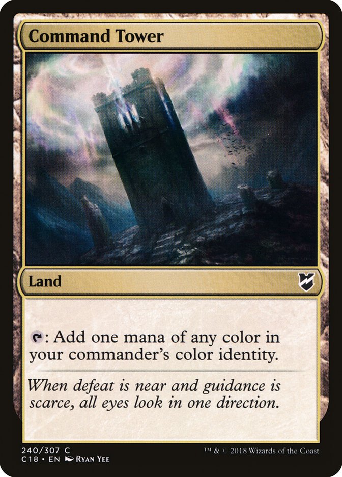 Command Tower [Commander 2018] MTG Single Magic: The Gathering    | Red Claw Gaming