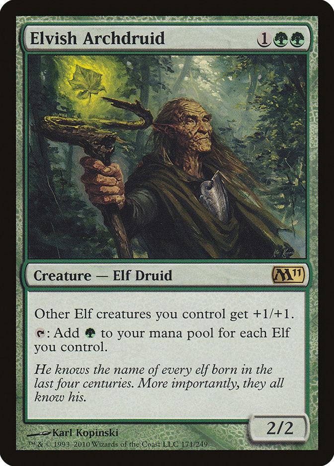 Elvish Archdruid [Magic 2011] MTG Single Magic: The Gathering    | Red Claw Gaming