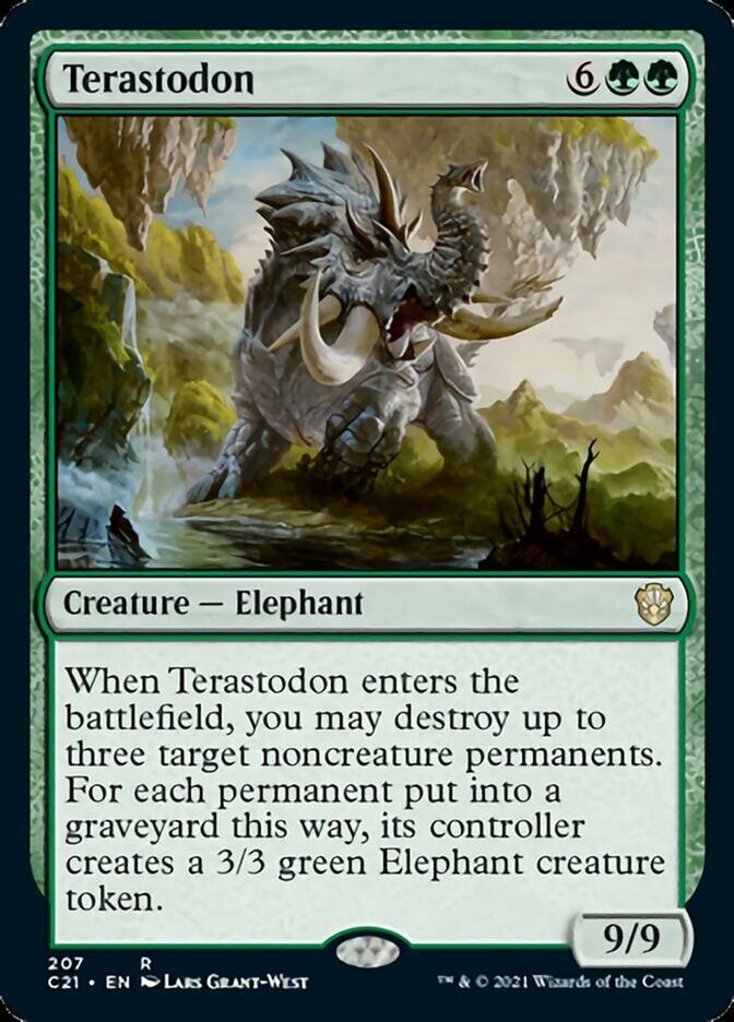 Terastodon [Commander 2021] MTG Single Magic: The Gathering    | Red Claw Gaming