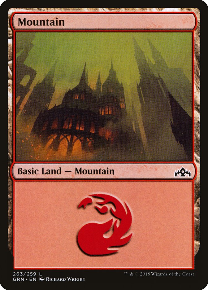Mountain (263) [Guilds of Ravnica] MTG Single Magic: The Gathering    | Red Claw Gaming