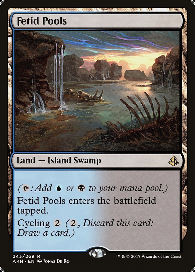 Fetid Pools [Amonkhet] MTG Single Magic: The Gathering    | Red Claw Gaming