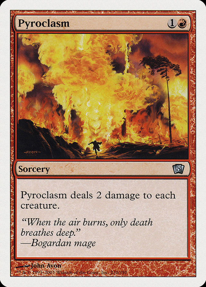 Pyroclasm [Eighth Edition] MTG Single Magic: The Gathering    | Red Claw Gaming