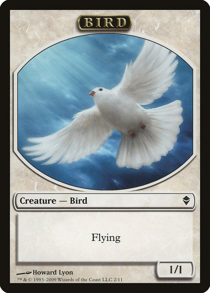 Bird Token [Zendikar Tokens] MTG Single Magic: The Gathering    | Red Claw Gaming