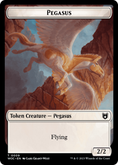 Pirate // Pegasus Double-Sided Token [Wilds of Eldraine Commander Tokens] MTG Single Magic: The Gathering    | Red Claw Gaming