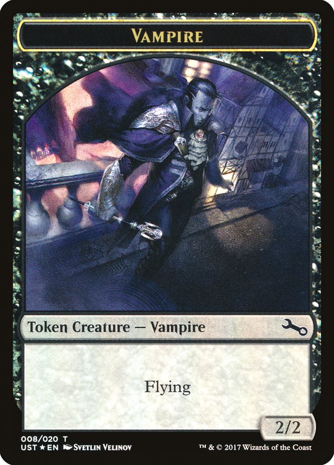 Vampire // Vampire Double-Sided Token [Unstable Tokens] MTG Single Magic: The Gathering    | Red Claw Gaming