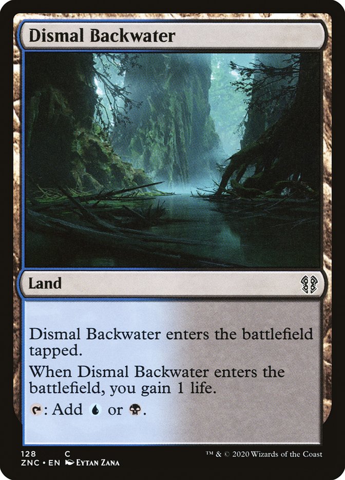 Dismal Backwater [Zendikar Rising Commander] MTG Single Magic: The Gathering    | Red Claw Gaming