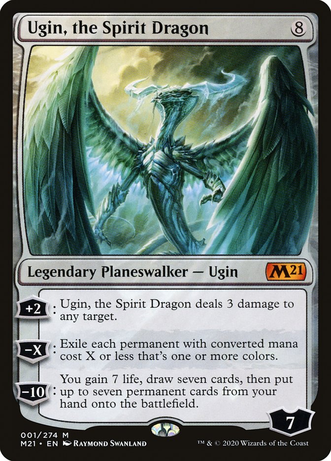 Ugin, the Spirit Dragon [Core Set 2021] MTG Single Magic: The Gathering    | Red Claw Gaming