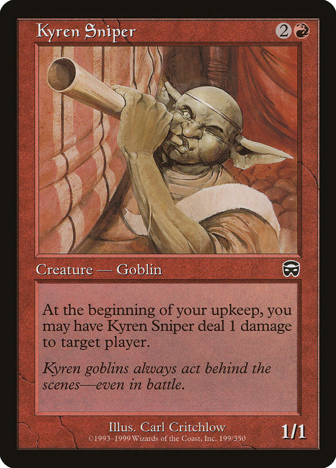 Kyren Sniper [Mercadian Masques] MTG Single Magic: The Gathering    | Red Claw Gaming