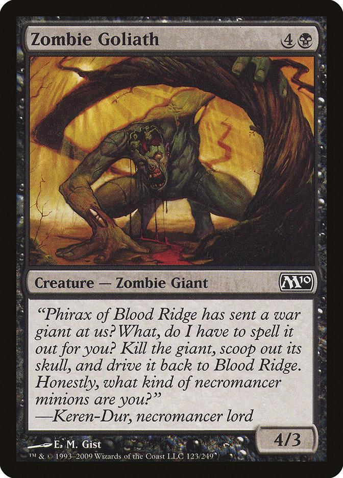 Zombie Goliath [Magic 2010] MTG Single Magic: The Gathering    | Red Claw Gaming