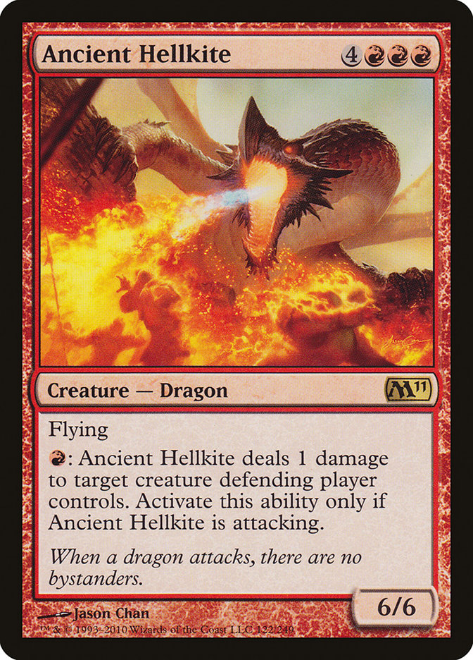 Ancient Hellkite [Magic 2011] MTG Single Magic: The Gathering    | Red Claw Gaming