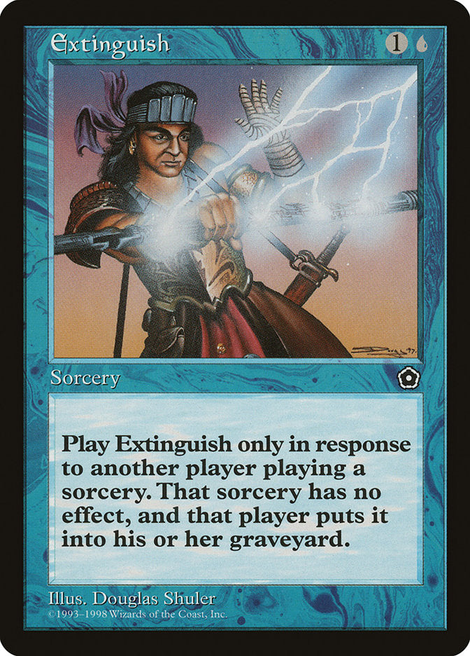 Extinguish [Portal Second Age] MTG Single Magic: The Gathering    | Red Claw Gaming