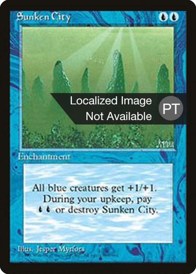 Sunken City [Fourth Edition (Foreign Black Border)] MTG Single Magic: The Gathering    | Red Claw Gaming