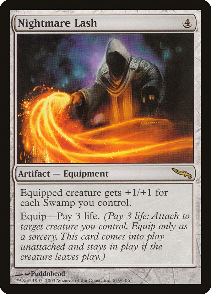 Nightmare Lash [Mirrodin] MTG Single Magic: The Gathering    | Red Claw Gaming