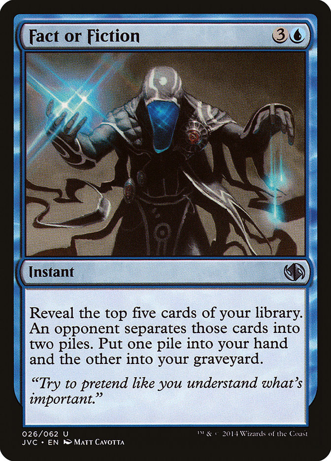 Fact or Fiction [Duel Decks Anthology] MTG Single Magic: The Gathering    | Red Claw Gaming