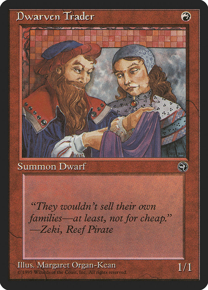 Dwarven Trader (Zeki Flavor Text) [Homelands] MTG Single Magic: The Gathering    | Red Claw Gaming