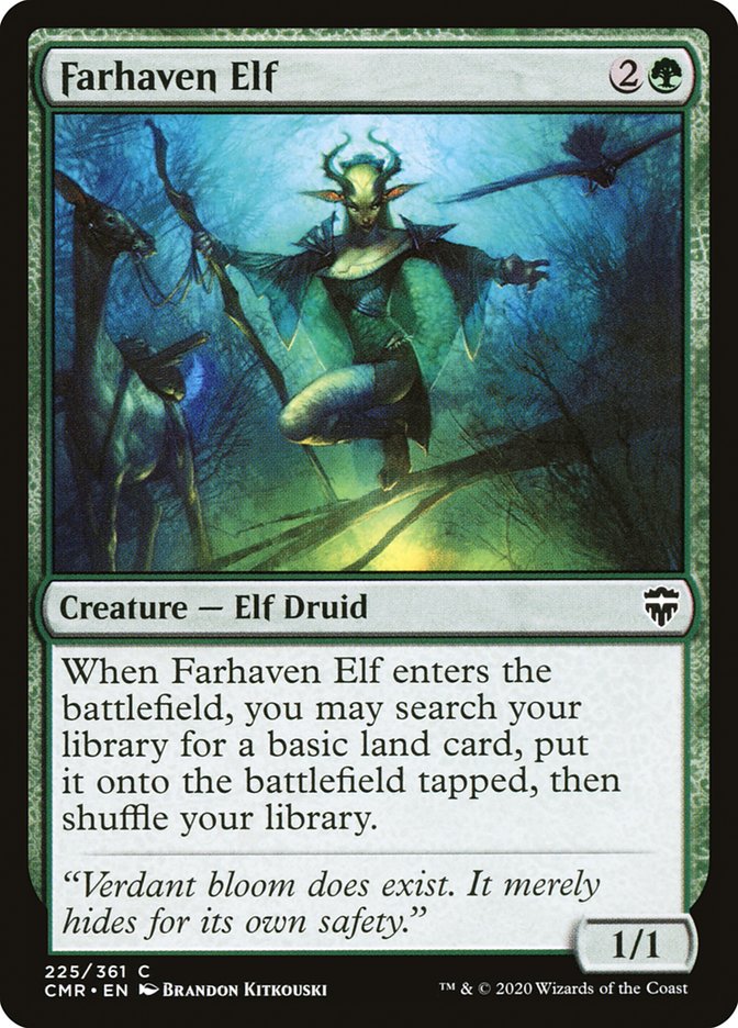 Farhaven Elf [Commander Legends] MTG Single Magic: The Gathering    | Red Claw Gaming