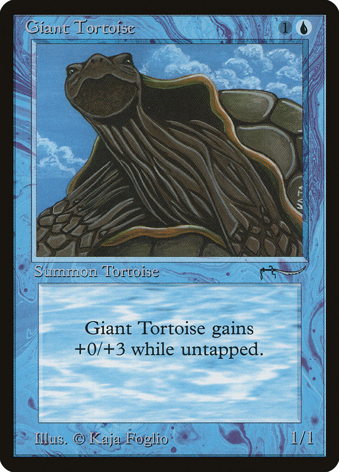 Giant Tortoise (Dark Mana Cost) [Arabian Nights] MTG Single Magic: The Gathering    | Red Claw Gaming