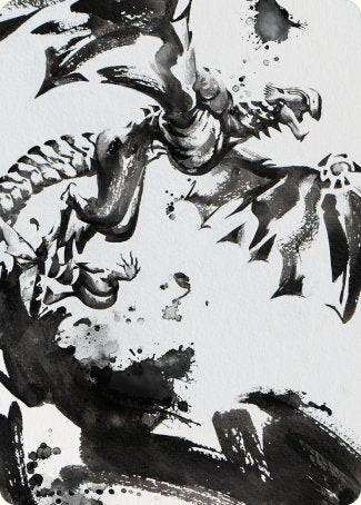 Quicksilver Fisher Art Card [Phyrexia: All Will Be One Art Series] MTG Single Magic: The Gathering    | Red Claw Gaming