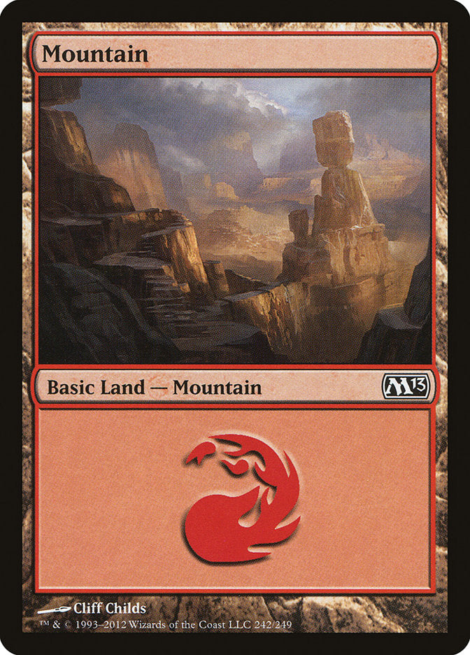 Mountain (242) [Magic 2013] MTG Single Magic: The Gathering    | Red Claw Gaming