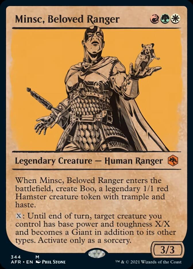 Minsc, Beloved Ranger (Showcase) [Dungeons & Dragons: Adventures in the Forgotten Realms] MTG Single Magic: The Gathering    | Red Claw Gaming