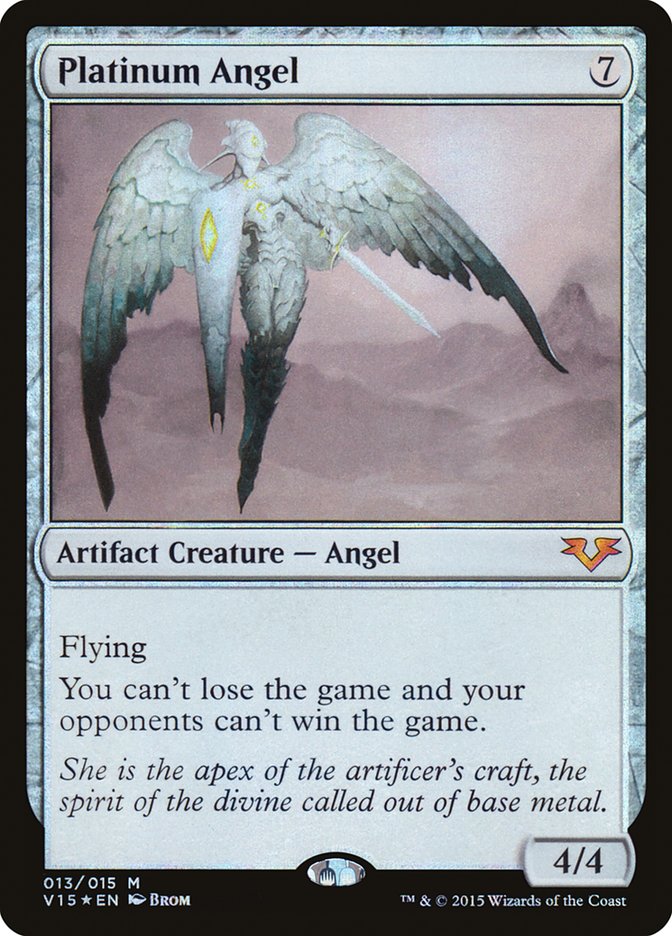 Platinum Angel [From the Vault: Angels] MTG Single Magic: The Gathering    | Red Claw Gaming