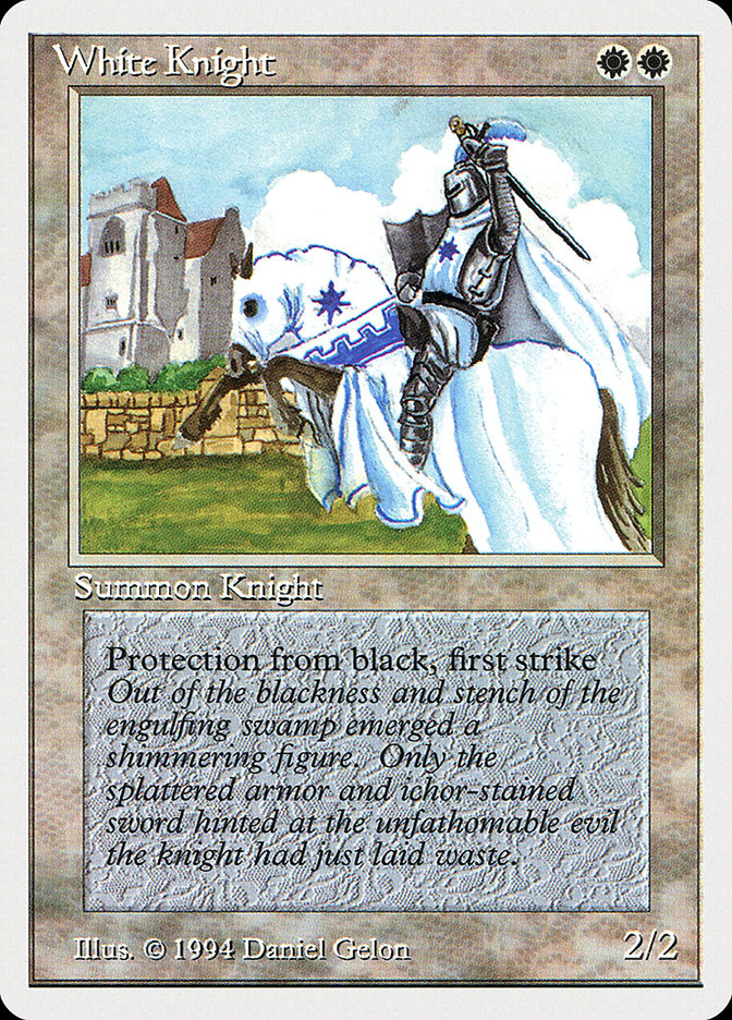 White Knight [Summer Magic / Edgar] MTG Single Magic: The Gathering    | Red Claw Gaming
