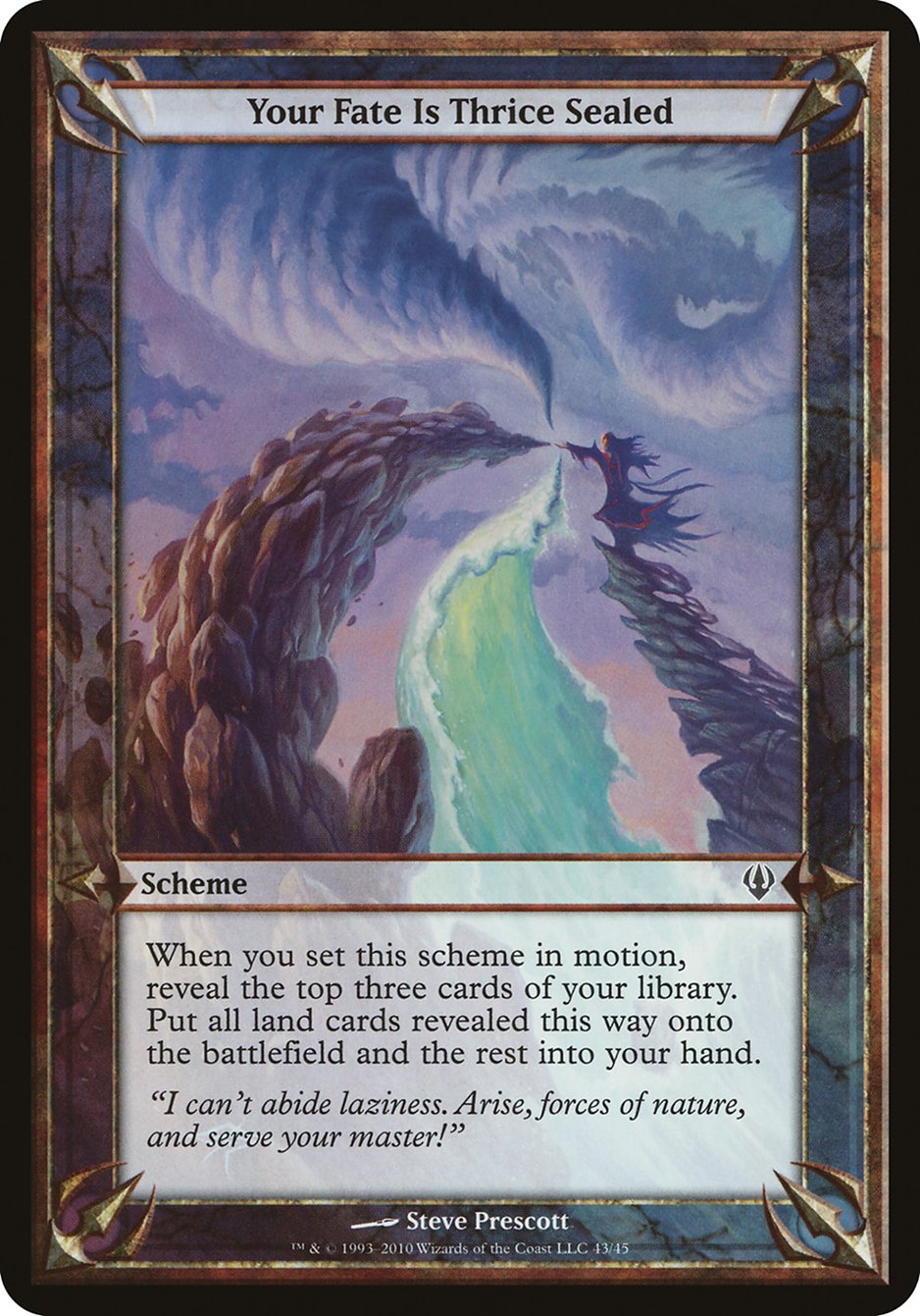 Your Fate Is Thrice Sealed (Schemes) [Archenemy Schemes] MTG Single Magic: The Gathering    | Red Claw Gaming