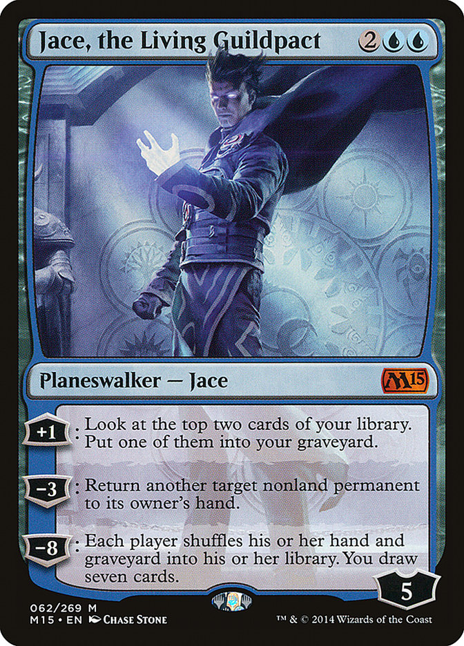 Jace, the Living Guildpact [Magic 2015] MTG Single Magic: The Gathering    | Red Claw Gaming