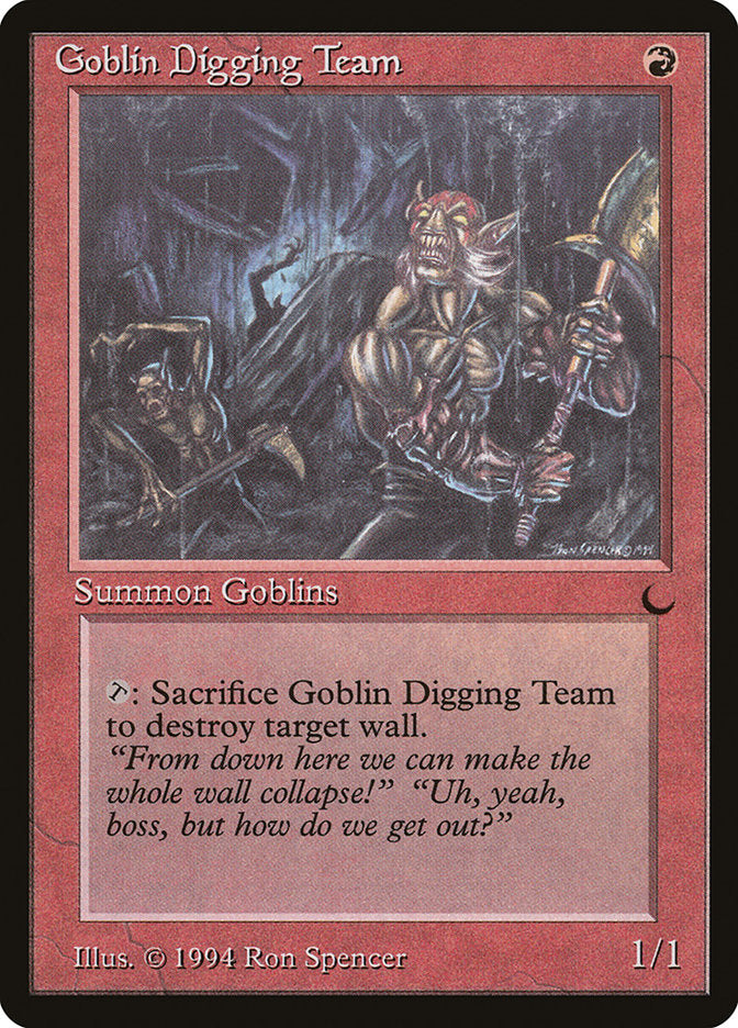 Goblin Digging Team [The Dark] MTG Single Magic: The Gathering    | Red Claw Gaming