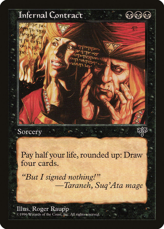 Infernal Contract [Mirage] MTG Single Magic: The Gathering    | Red Claw Gaming