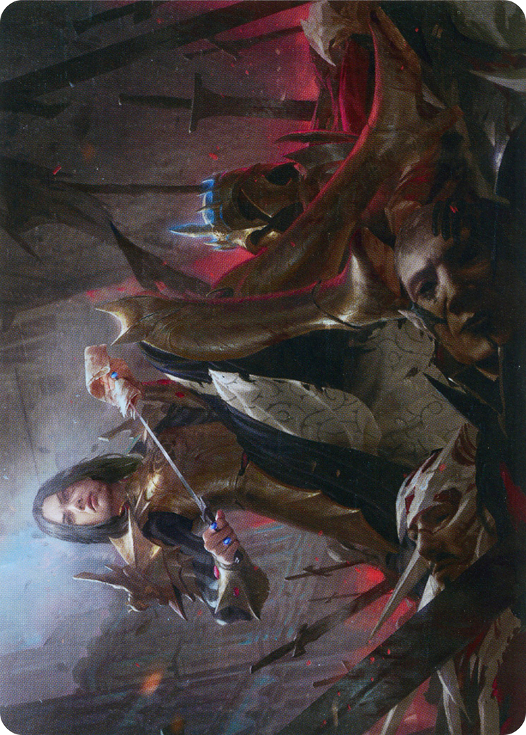 Marchesa, Resolute Monarch Art Card [March of the Machine Art Series] MTG Single Magic: The Gathering    | Red Claw Gaming