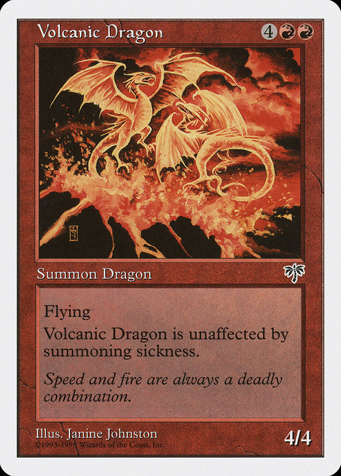 Volcanic Dragon [Anthologies] MTG Single Magic: The Gathering    | Red Claw Gaming