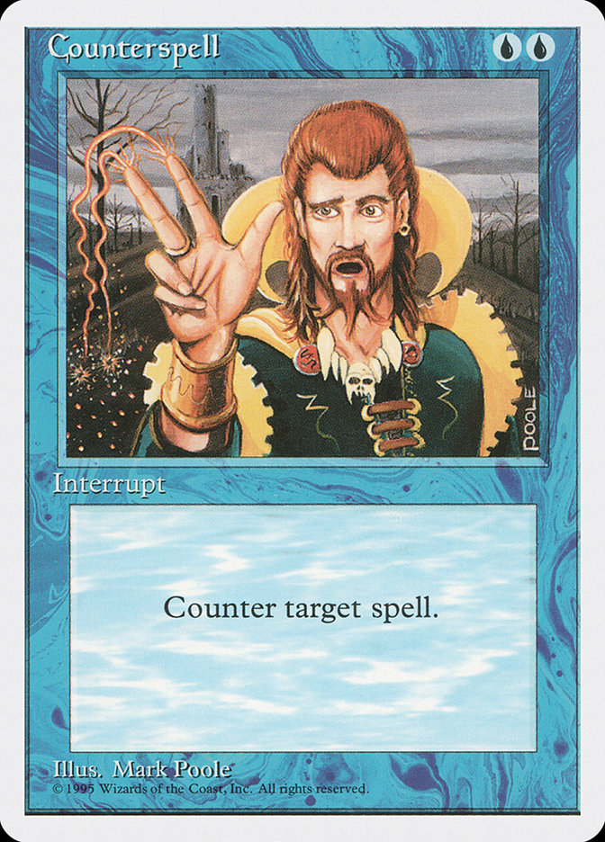Counterspell [Fourth Edition] MTG Single Magic: The Gathering    | Red Claw Gaming