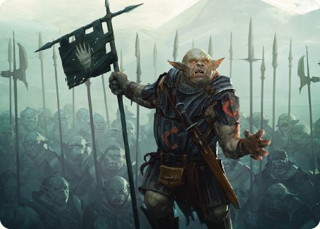 Ugluk of the White Hand Art Card [The Lord of the Rings: Tales of Middle-earth Art Series] MTG Single Magic: The Gathering    | Red Claw Gaming