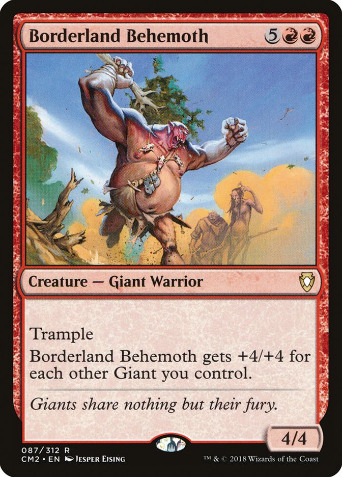 Borderland Behemoth [Commander Anthology Volume II] MTG Single Magic: The Gathering    | Red Claw Gaming