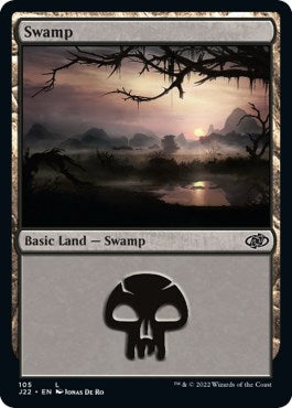 Swamp (105) [Jumpstart 2022] MTG Single Magic: The Gathering    | Red Claw Gaming