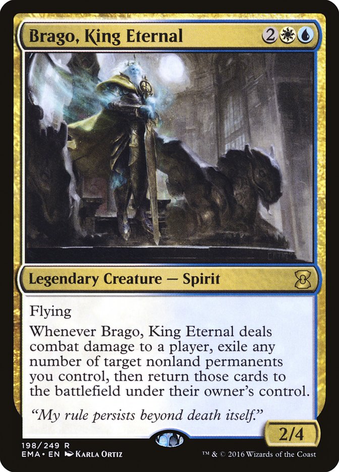 Brago, King Eternal [Eternal Masters] MTG Single Magic: The Gathering    | Red Claw Gaming