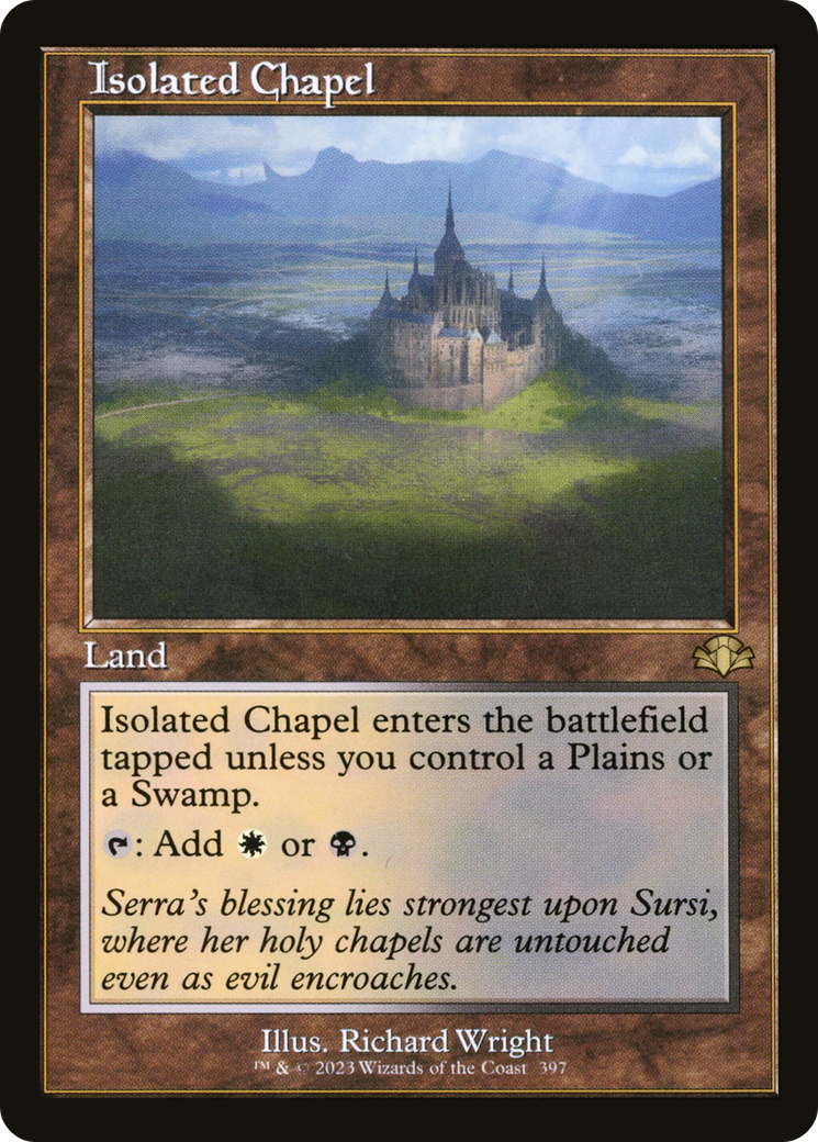 Isolated Chapel (Retro) [Dominaria Remastered] MTG Single Magic: The Gathering    | Red Claw Gaming