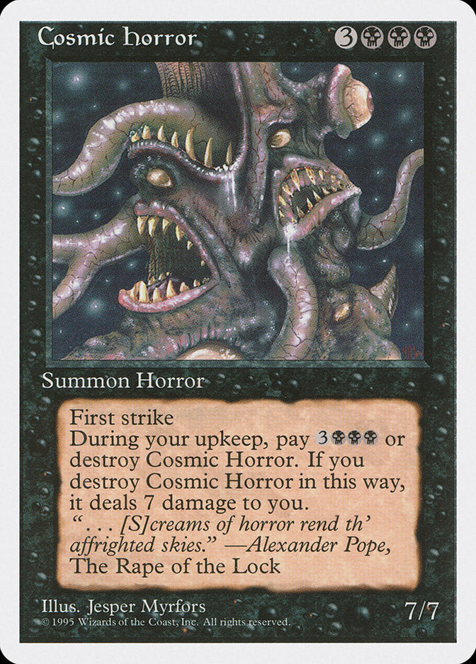 Cosmic Horror [Fourth Edition] MTG Single Magic: The Gathering    | Red Claw Gaming