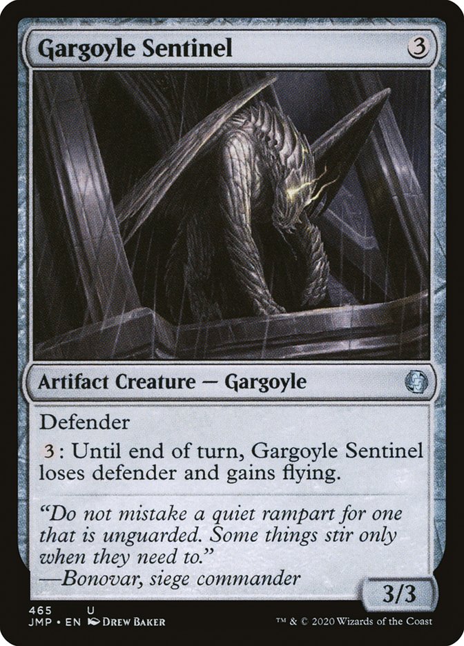 Gargoyle Sentinel [Jumpstart] MTG Single Magic: The Gathering    | Red Claw Gaming
