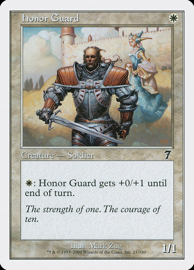 Honor Guard [Seventh Edition] MTG Single Magic: The Gathering    | Red Claw Gaming
