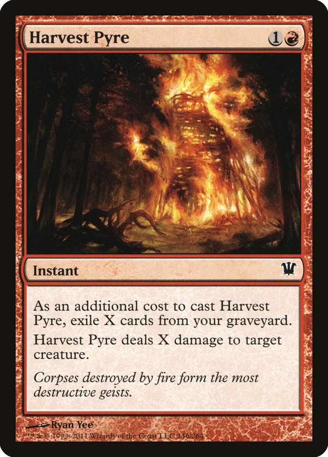 Harvest Pyre [Innistrad] MTG Single Magic: The Gathering    | Red Claw Gaming