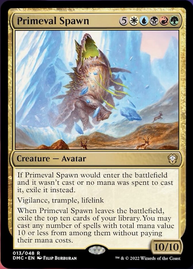Primeval Spawn [Dominaria United Commander] MTG Single Magic: The Gathering    | Red Claw Gaming